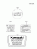 Kawasaki Motoren FA210V - AS02 bis FH641V - DS24 FC400V-AS04 - Kawasaki FC400V 4-Stroke Engine Ersatzteile LABEL