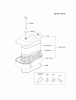 Kawasaki Motoren FA210V - AS02 bis FH641V - DS24 FC400V-AS02 - Kawasaki FC400V 4-Stroke Engine Ersatzteile AIR-FILTER/MUFFLER