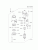 Kawasaki Motoren FA210V - AS02 bis FH641V - DS24 FC400V-AS00 - Kawasaki FC400V 4-Stroke Engine Ersatzteile STARTER