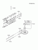 Kawasaki Motoren FA210V - AS02 bis FH641V - DS24 FC420V-AS12 - Kawasaki FC420V 4-Stroke Engine Ersatzteile VALVE/CAMSHAFT