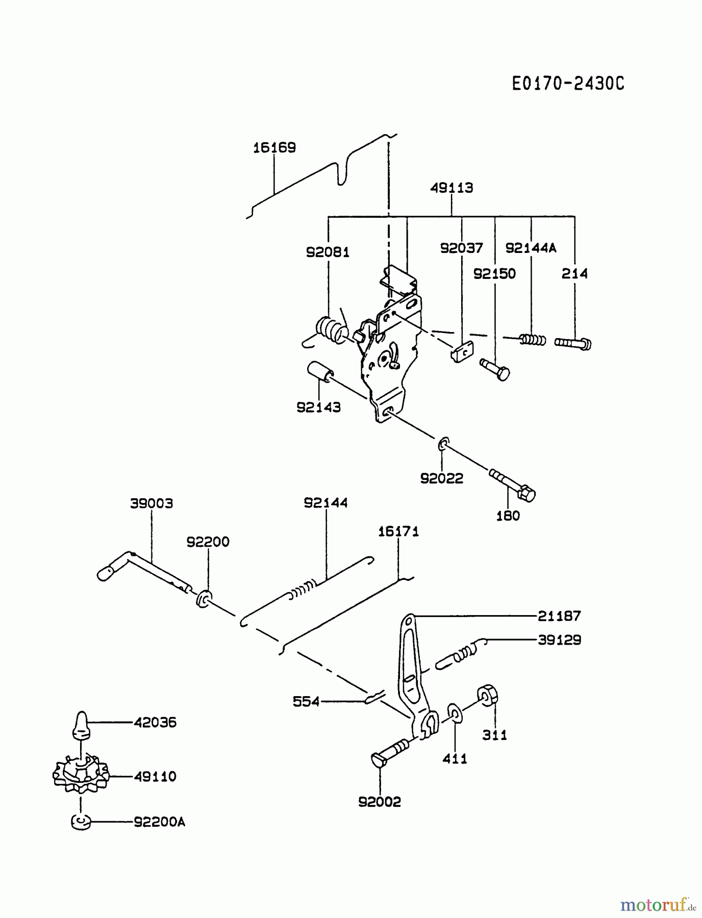  Kawasaki Motoren Motoren Vertikal FA210V - AS02 bis FH641V - DS24 FC420V-AS15 - Kawasaki FC420V 4-Stroke Engine CONTROL-EQUIPMENT