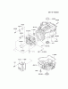 Kawasaki Motoren FA210V - AS02 bis FH641V - DS24 FC420V-AS20 - Kawasaki FC420V 4-Stroke Engine Ersatzteile CYLINDER/CRANKCASE