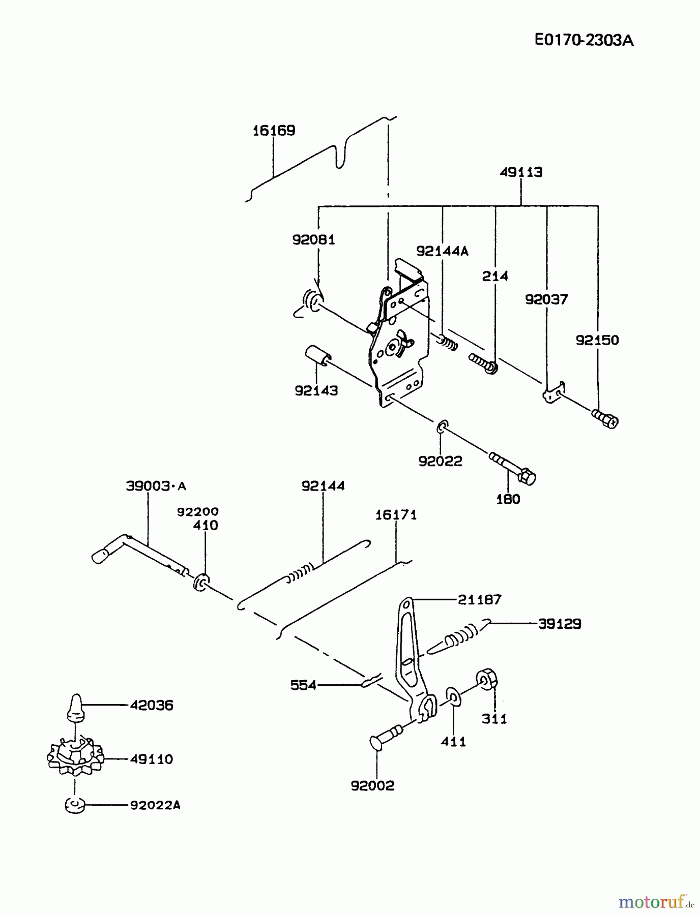  Kawasaki Motoren Motoren Vertikal FA210V - AS02 bis FH641V - DS24 FC420V-BS02 - Kawasaki FC420V 4-Stroke Engine CONTROL-EQUIPMENT