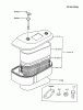 Kawasaki Motoren FA210V - AS02 bis FH641V - DS24 FC420V-BS08 - Kawasaki FC420V 4-Stroke Engine Ersatzteile AIR-FILTER/MUFFLER