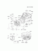 Kawasaki Motoren FA210V - AS02 bis FH641V - DS24 FC420V-BS22 - Kawasaki FC420V 4-Stroke Engine Ersatzteile CYLINDER/CRANKCASE