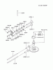 Kawasaki Motoren FA210V - AS02 bis FH641V - DS24 FC420V-BS01 - Kawasaki FC420V 4-Stroke Engine Ersatzteile VALVE/CAMSHAFT #1