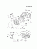 Kawasaki Motoren FA210V - AS02 bis FH641V - DS24 FC420V-DS18 - Kawasaki FC420V 4-Stroke Engine Ersatzteile CYLINDER/CRANKCASE