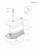 Kawasaki Motoren FA210V - AS02 bis FH641V - DS24 FC420V-AS03 - Kawasaki FC420V 4-Stroke Engine Ersatzteile AIR-FILTER/MUFFLER