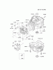 Kawasaki Motoren FA210V - AS02 bis FH641V - DS24 FC540V-KS03 - Kawasaki FC540V 4-Stroke Engine Ersatzteile CYLINDER/CRANKCASE