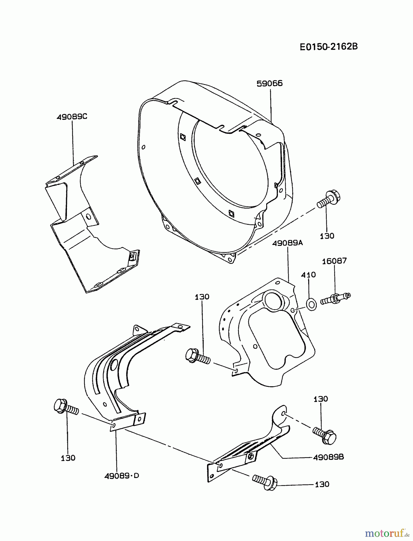  Kawasaki Geräte Stromerzeuger GER50A-AS00 (GE4500AS) - Kawasaki Generator COOLING-EQUIPMENT