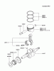 Kawasaki Geräte GER50A-AS00 (GE4500AS) - Kawasaki Generator Ersatzteile PISTON/CRANKSHAFT