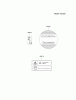Kawasaki Geräte HB600A-AS00 (KHD600A) - Kawasaki Hedge Trimmer Ersatzteile LABEL