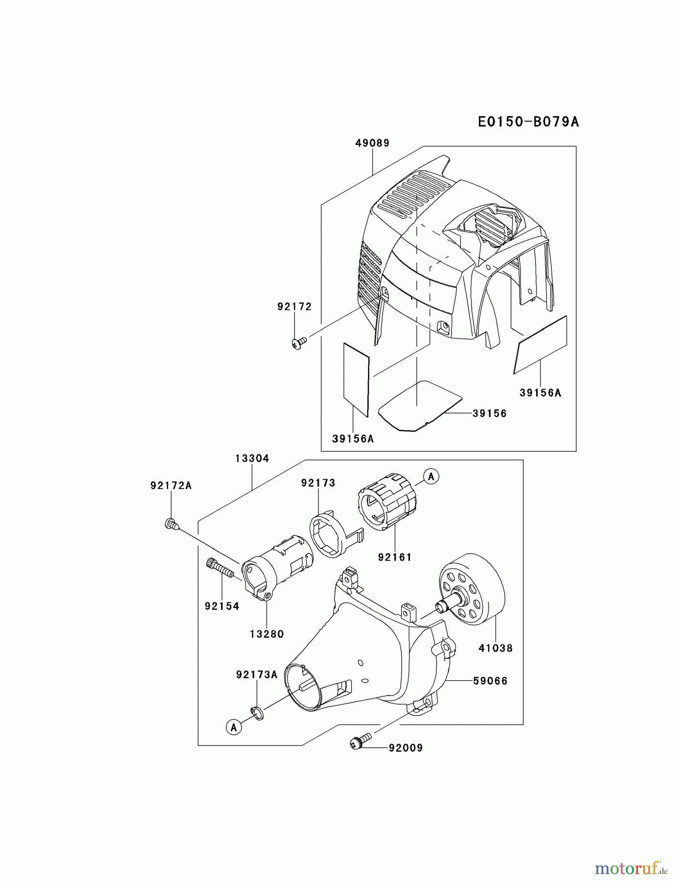  Kawasaki Geräte Trimmer, Faden / Bürste KBL27C-A5 (KBL27C) - Kawasaki Brush Cutter COOLING-EQUIPMENT