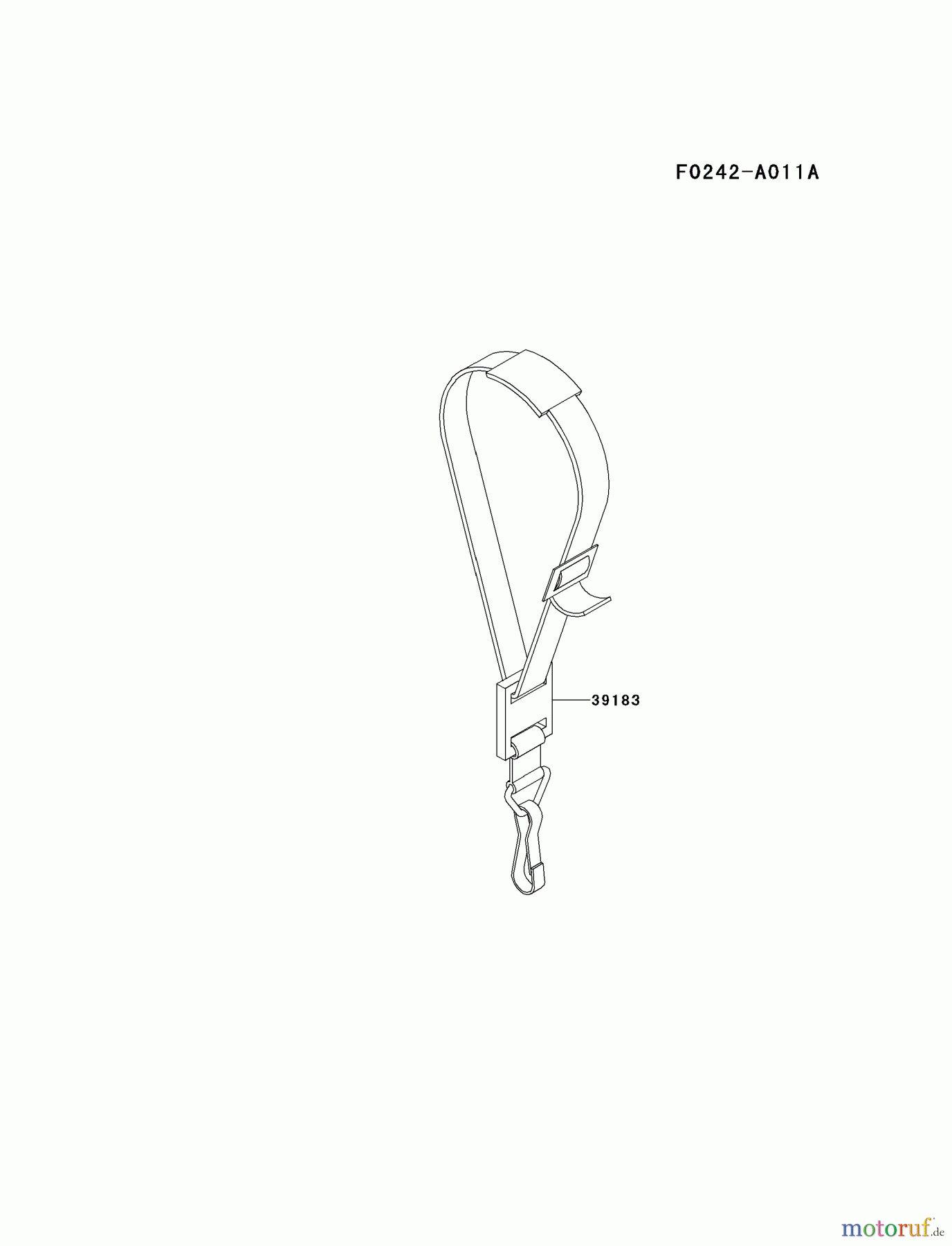  Kawasaki Geräte Trimmer, Faden / Bürste KBL27C-A1 (KBL27C) - Kawasaki Brush Cutter HANGER