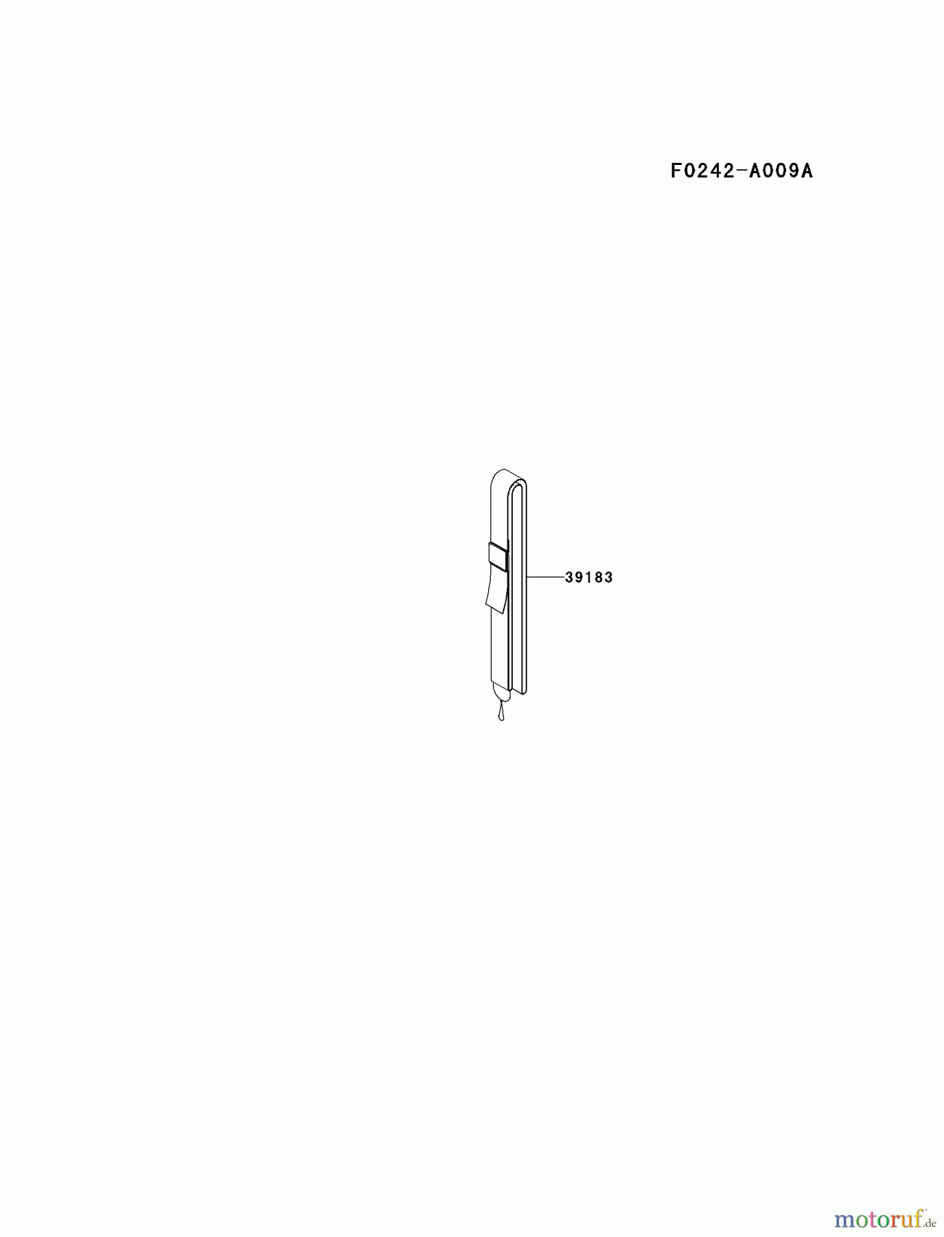  Kawasaki Geräte Trimmer, Faden / Bürste KBL27A-A1 (KBL27A) - Kawasaki Brush Cutter HANGER