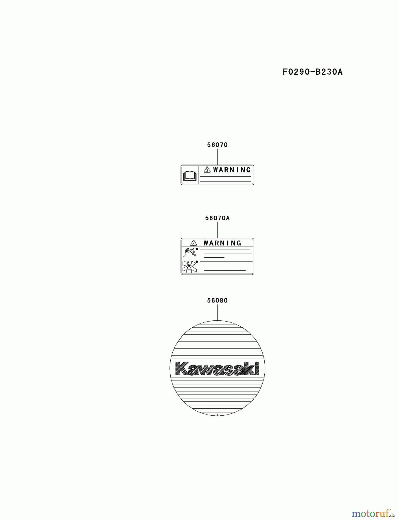  Kawasaki Geräte Trimmer, Faden / Bürste KGT26AC-A1 (KGT26AC) - Kawasaki Grass Trimmer LABEL