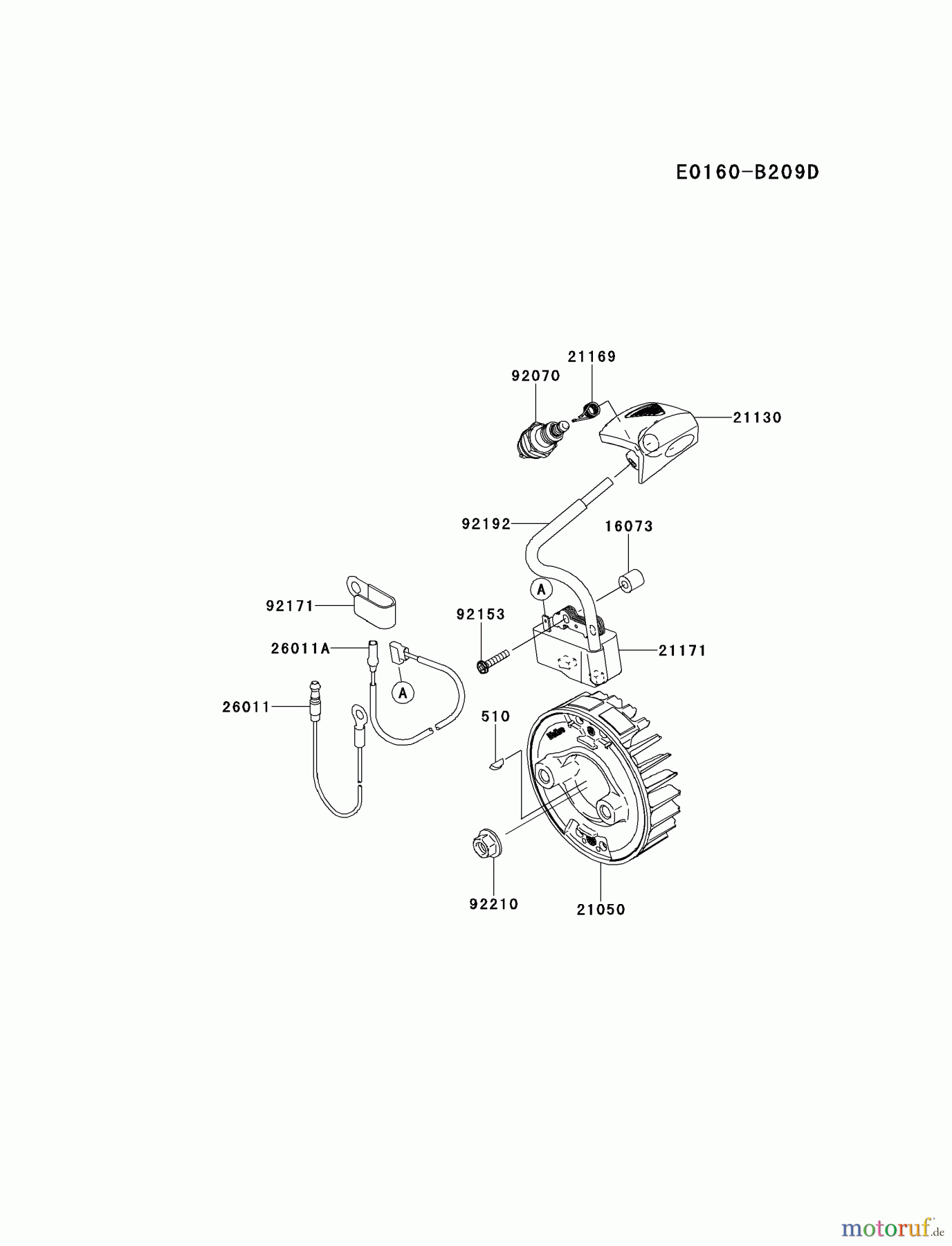  Kawasaki Geräte Trimmer, Faden / Bürste KGT35B-A2 (KGT35B) - Kawasaki Grass Trimmer ELECTRIC-EQUIPMENT