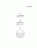 Kawasaki Geräte KTR27A-A2 (KTR27A) - Kawasaki Grass Trimmer Ersatzteile LABEL