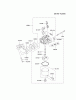 Kawasaki Geräte HF050A-BS00 - Kawasaki Trash Pump KWT20A Ersatzteile CARBURETOR
