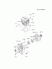 Kawasaki Geräte KRB750AC-A2 (KRB750AC) - Kawasaki Backpack Blower Ersatzteile CYLINDER/CRANKCASE