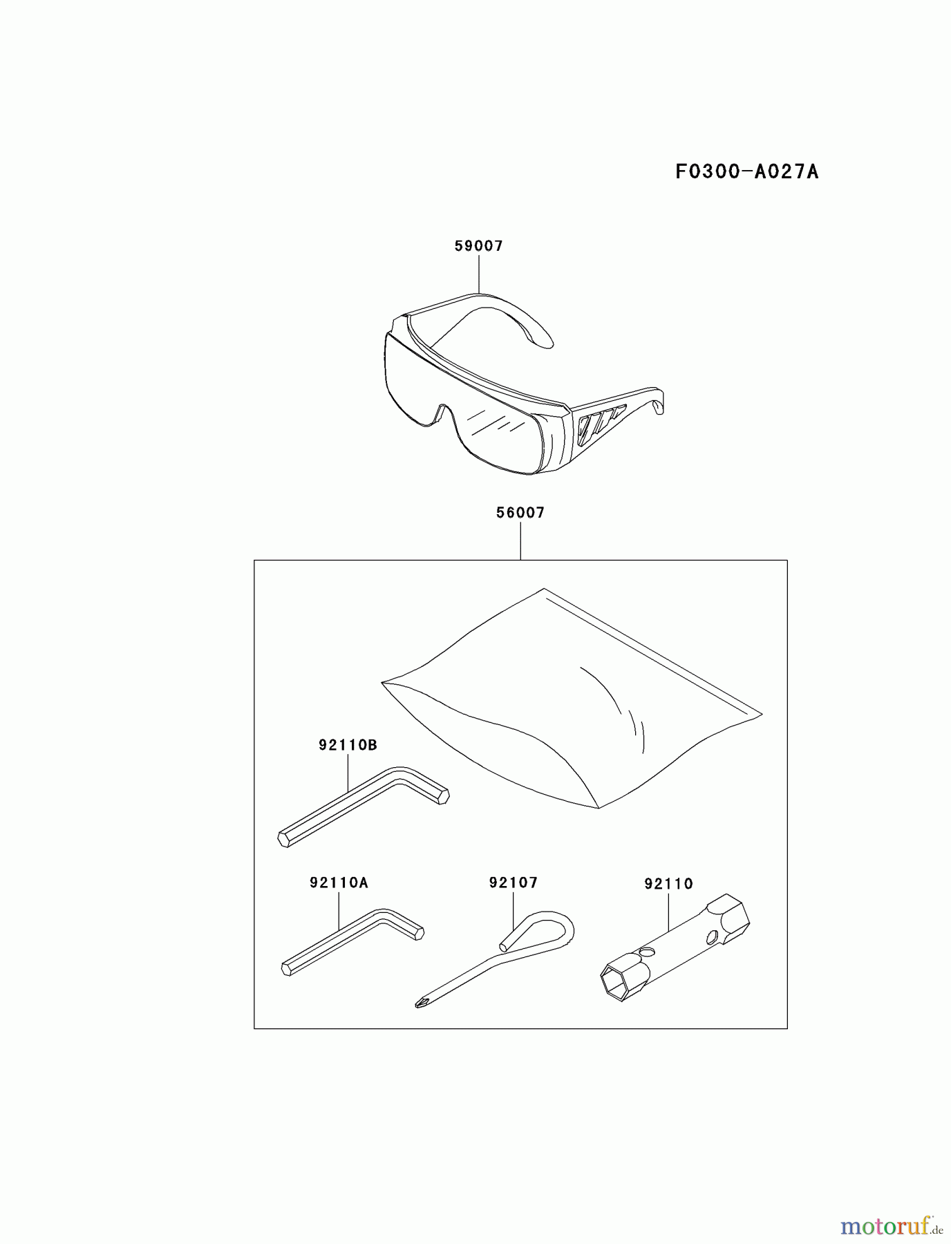  Kawasaki Geräte Kantenschneider HE026A-AS00 (KEL26A) - Kawasaki Edger TOOL