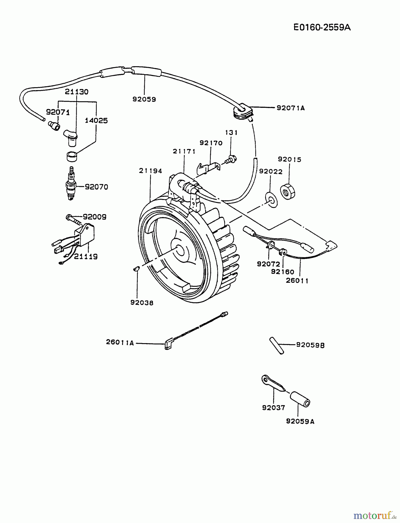  Kawasaki Geräte Stromerzeuger GAH20A-DS01 (GA3200A) - Kawasaki Generator ELECTRIC-EQUIPMENT