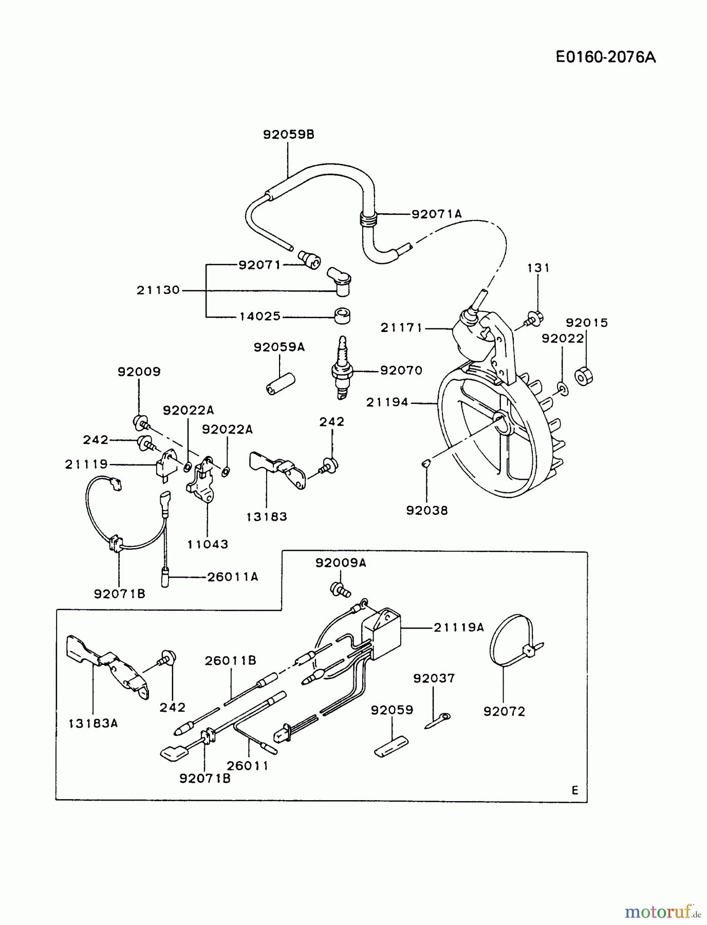  Kawasaki Geräte Stromerzeuger GAT80A-ES00 (GA1800A) - Kawasaki Generator ELECTRIC-EQUIPMENT