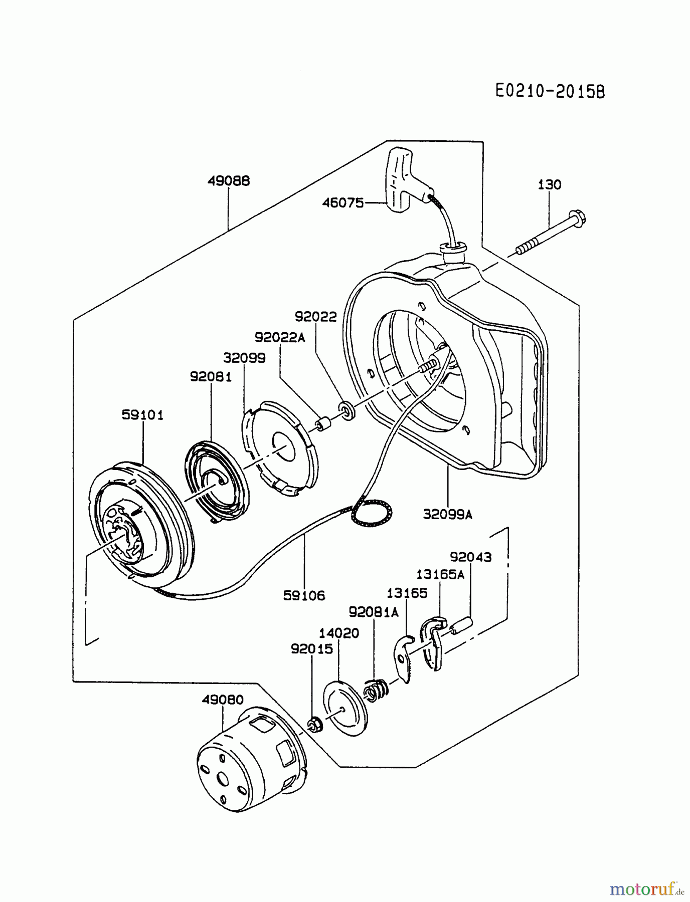  Kawasaki Geräte Stromerzeuger GAT80A-ES00 (GA1800A) - Kawasaki Generator STARTER