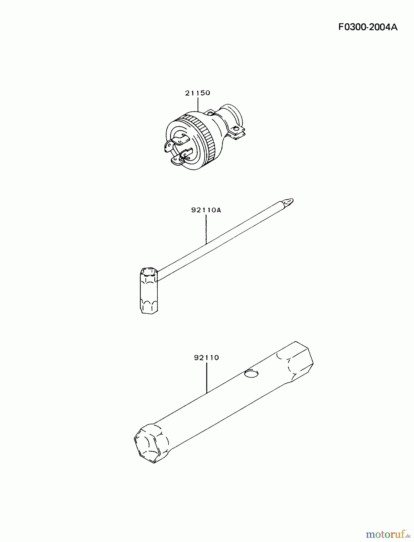  Kawasaki Geräte Stromerzeuger GAW30A-ES00 (GA2300A) - Kawasaki Generator ACCESSORY