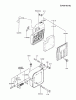 Kawasaki Geräte GAW30A-CS00 (GA2300A) - Kawasaki Generator Ersatzteile AIR-FILTER/MUFFLER