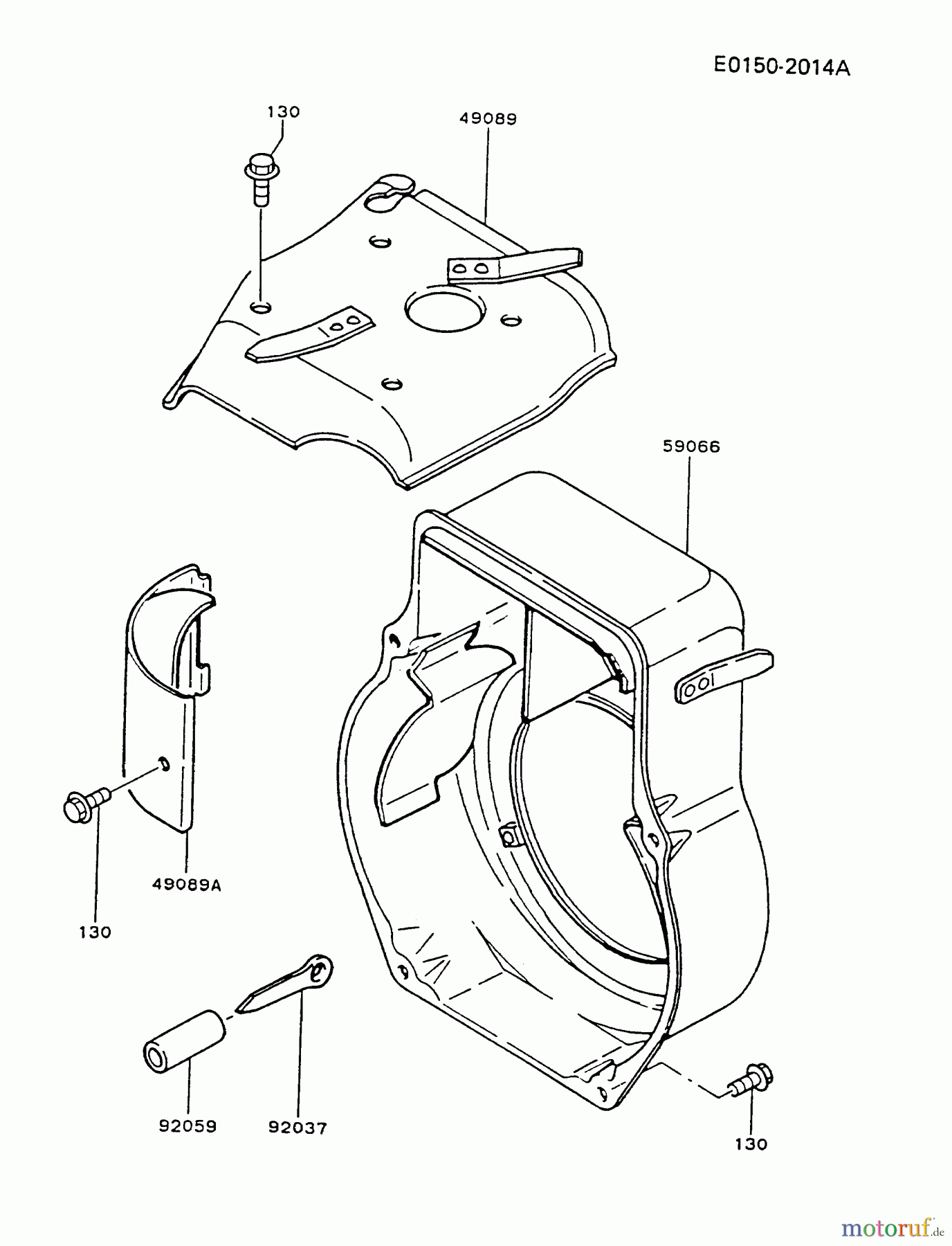  Kawasaki Geräte Stromerzeuger GAW30A-CS00 (GA2300A) - Kawasaki Generator COOLING-EQUIPMENT