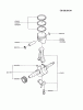 Kawasaki Geräte GAW30A-CS00 (GA2300A) - Kawasaki Generator Ersatzteile PISTON/CRANKSHAFT