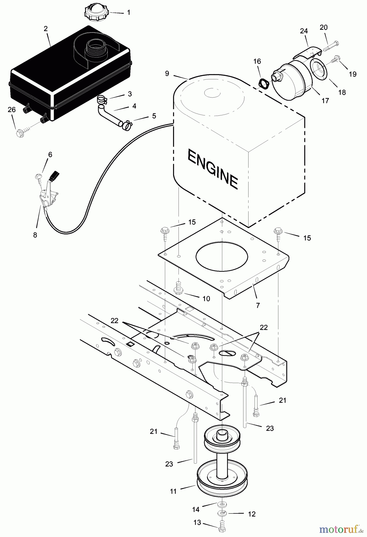  Murray Rasen- und Gartentraktoren 405000x8A - Scotts 40