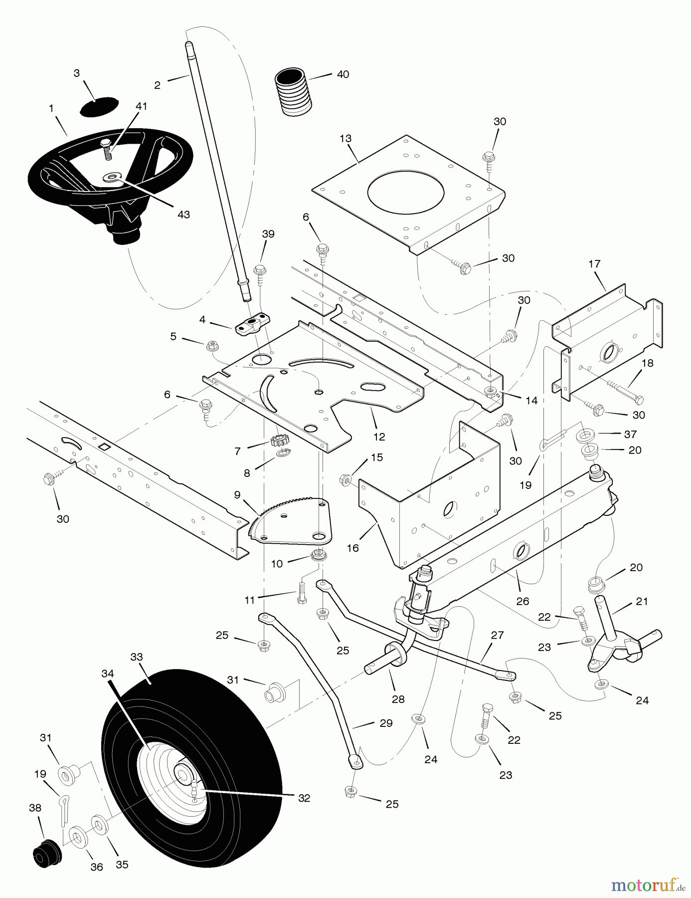  Murray Rasen- und Gartentraktoren 405000x8E - Scotts 40