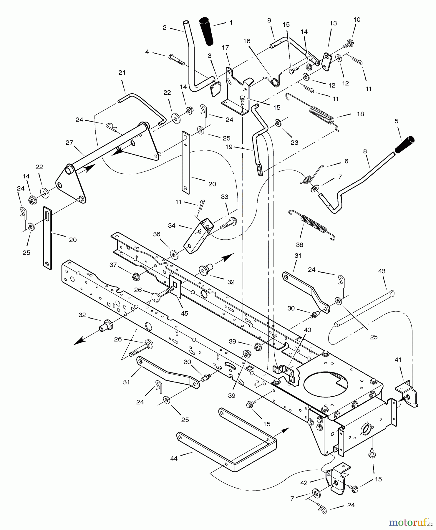  Murray Rasen- und Gartentraktoren 405000x8F - Scotts 40