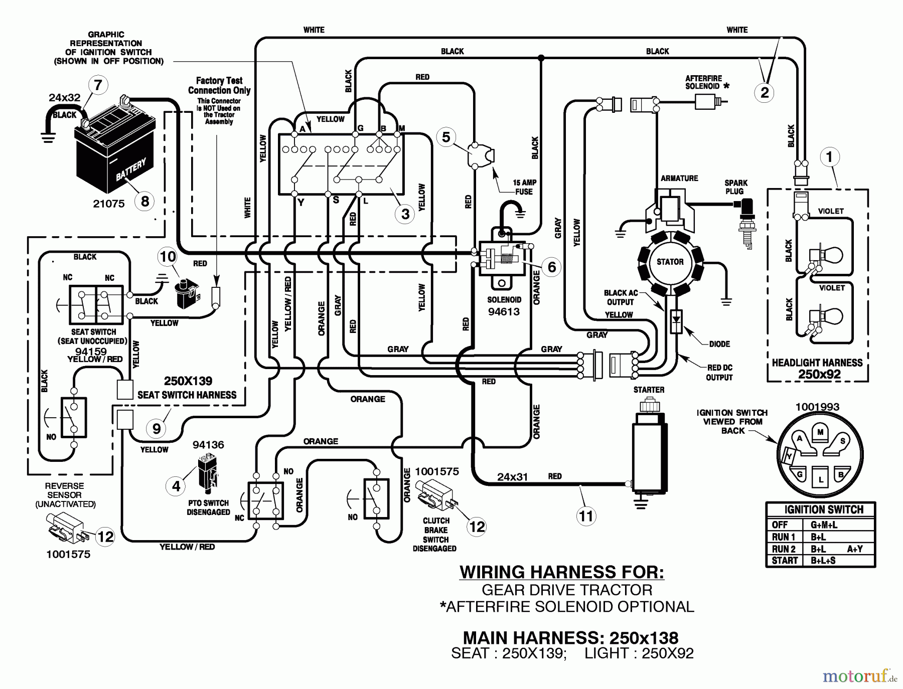  Murray Rasen- und Gartentraktoren 405011x92A - B&S/Murray 40