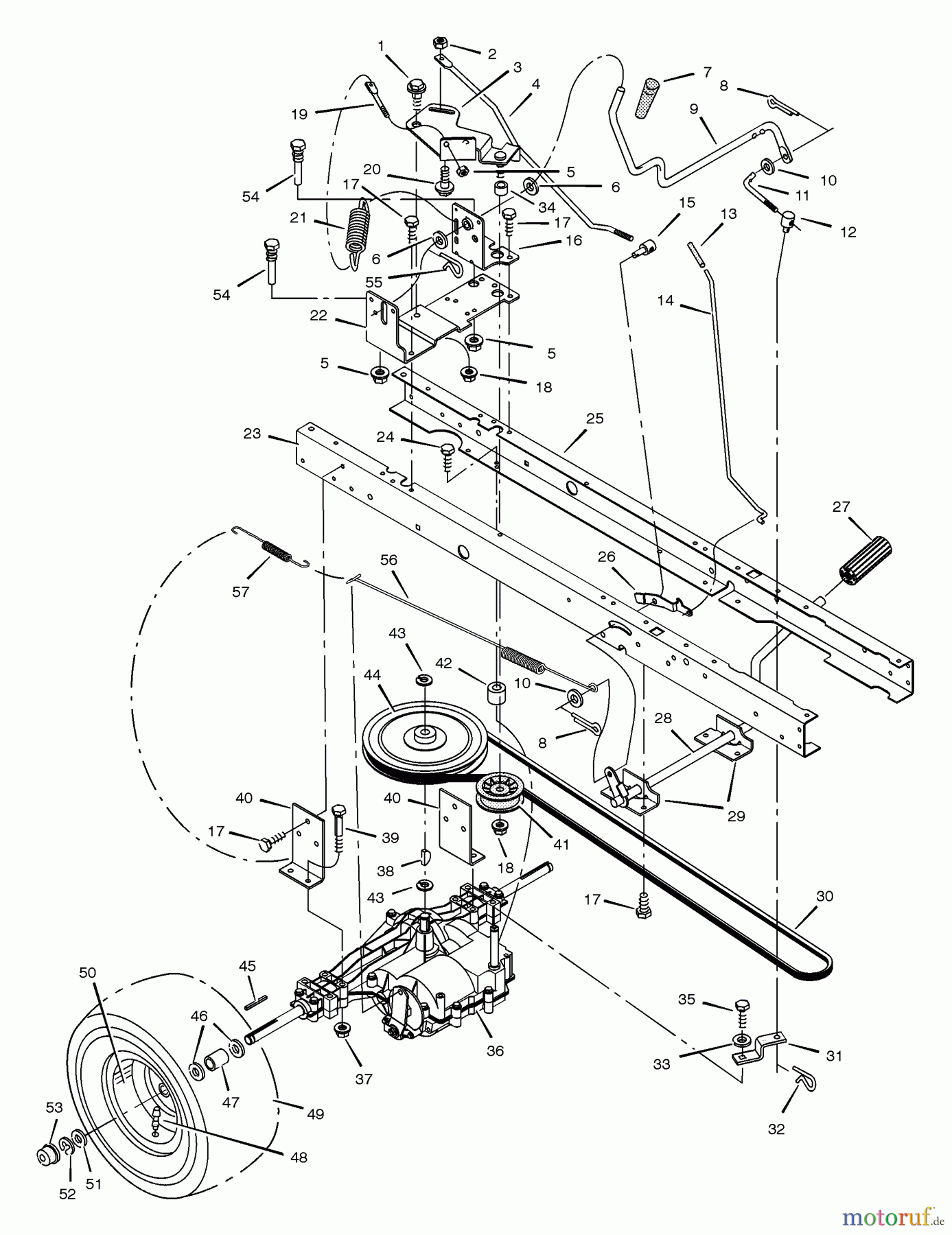  Murray Rasen- und Gartentraktoren 405014x92A - B&S/Murray 40