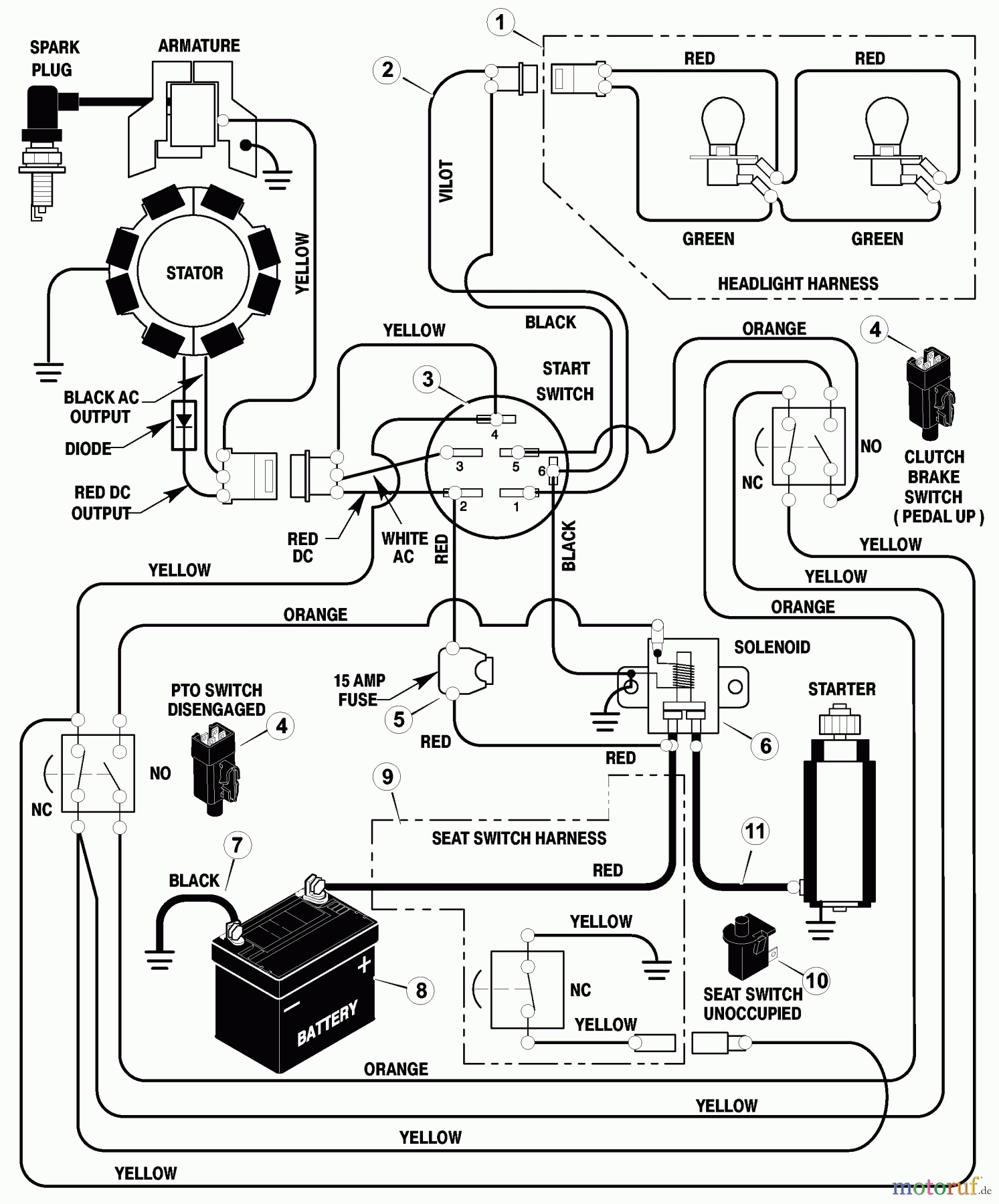  Murray Rasen- und Gartentraktoren 405030x48A - B&S/Murray 40