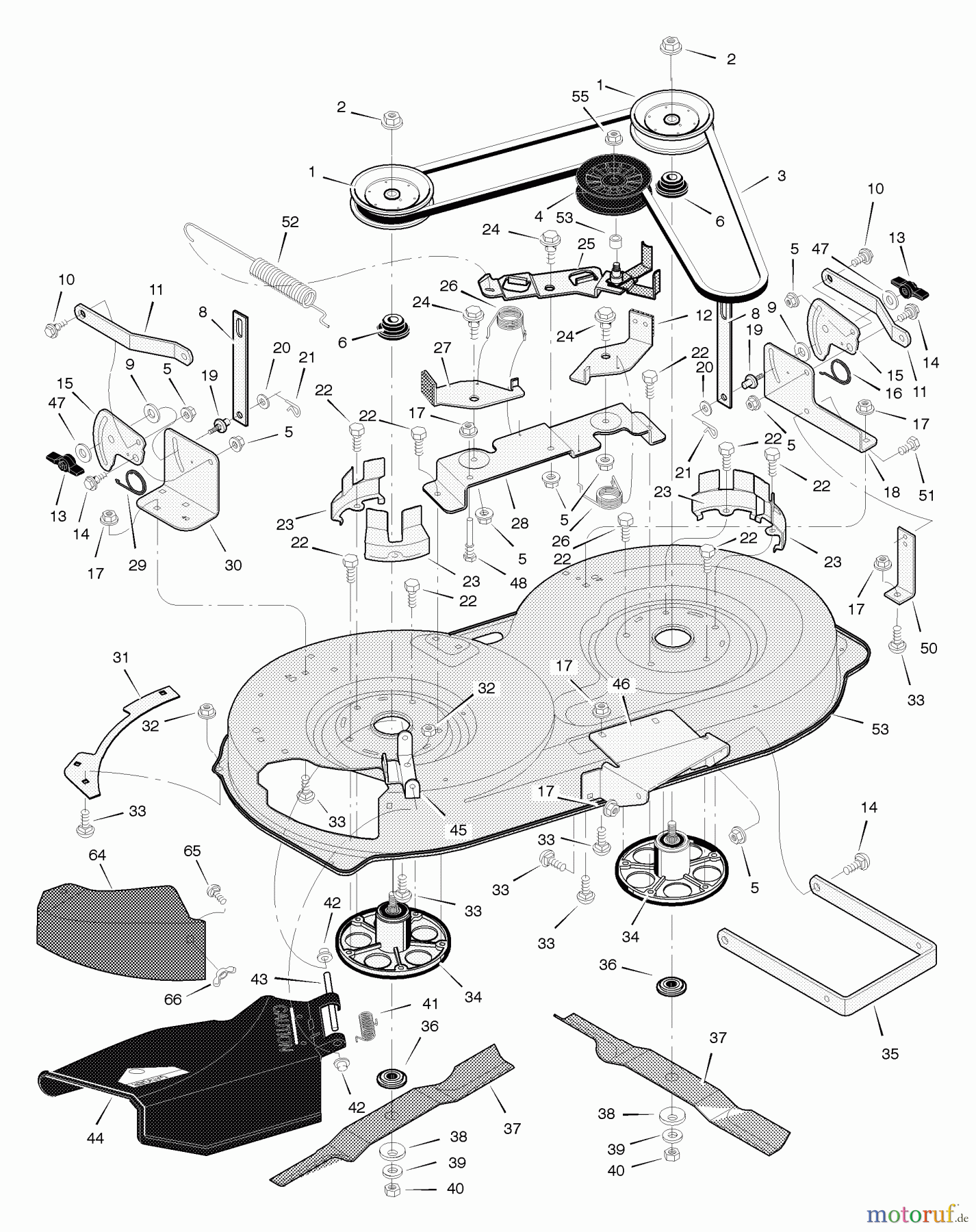  Murray Rasen- und Gartentraktoren 405030x48B - B&S/Murray 40