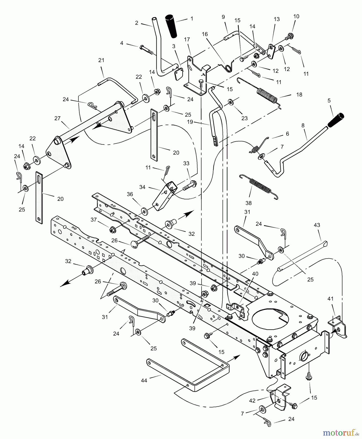  Murray Rasen- und Gartentraktoren 40507x31B - Scotts 40