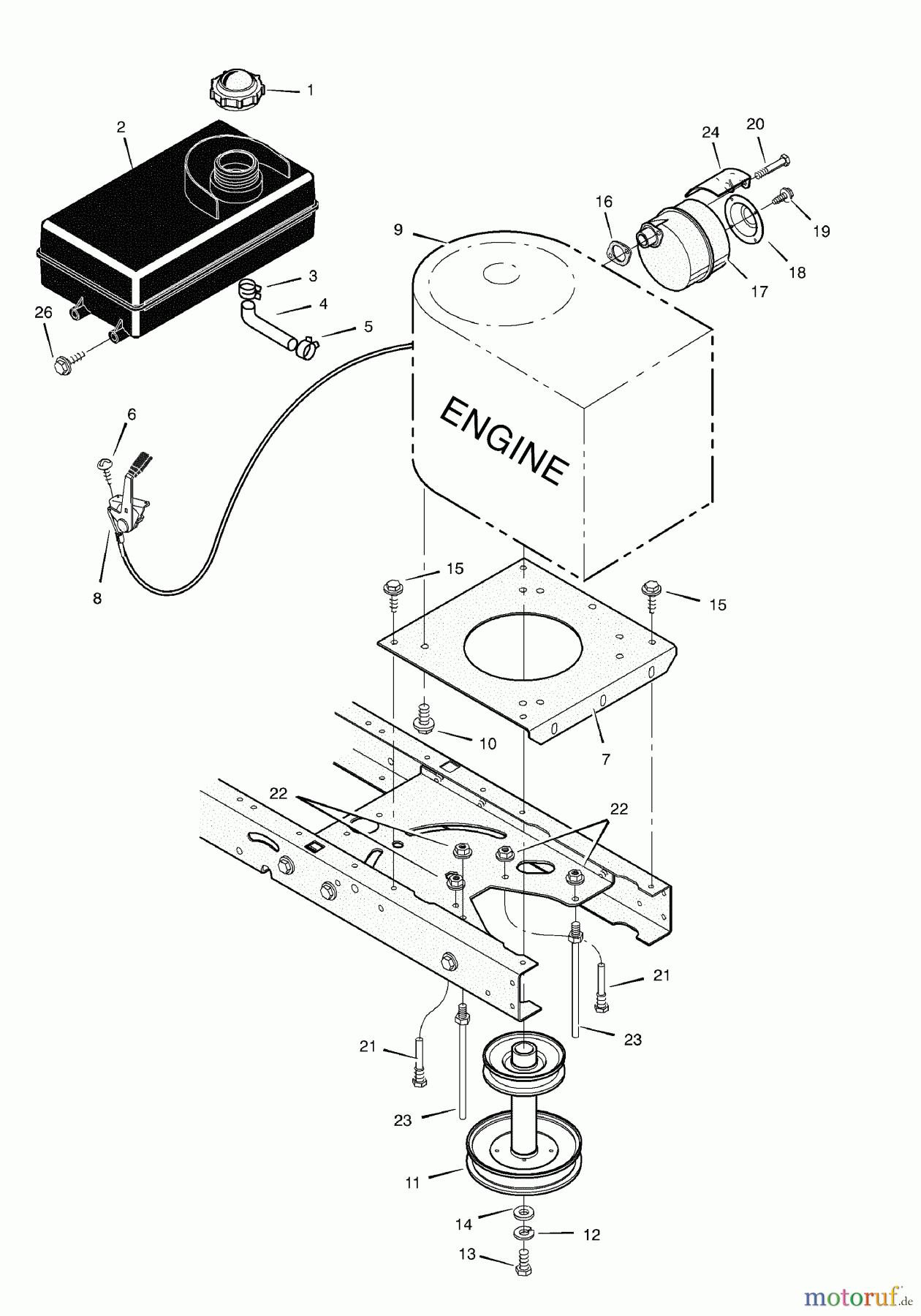  Murray Rasen- und Gartentraktoren 40508x92G - B&S/Murray 40