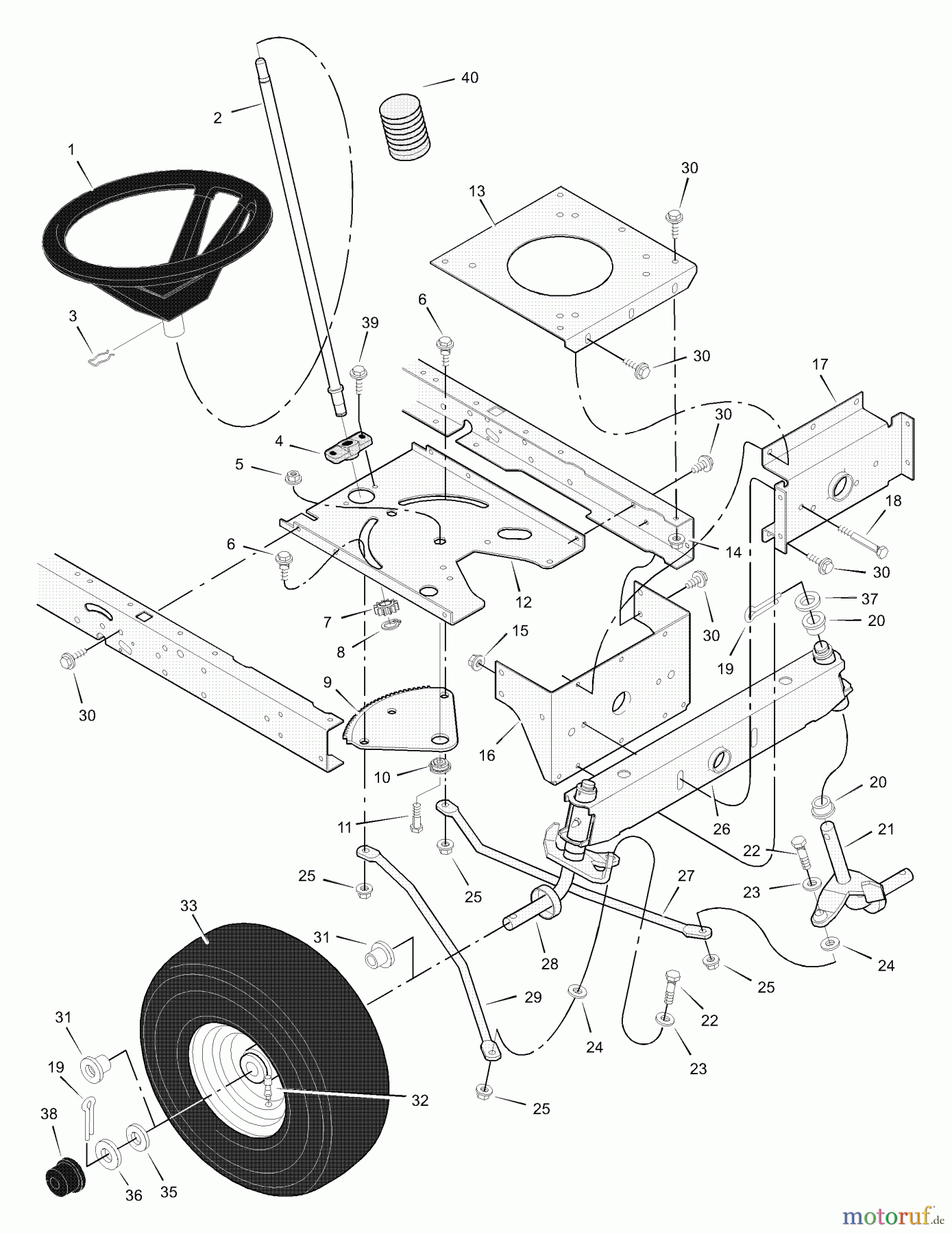  Murray Rasen- und Gartentraktoren 40536x4A - Murray 40