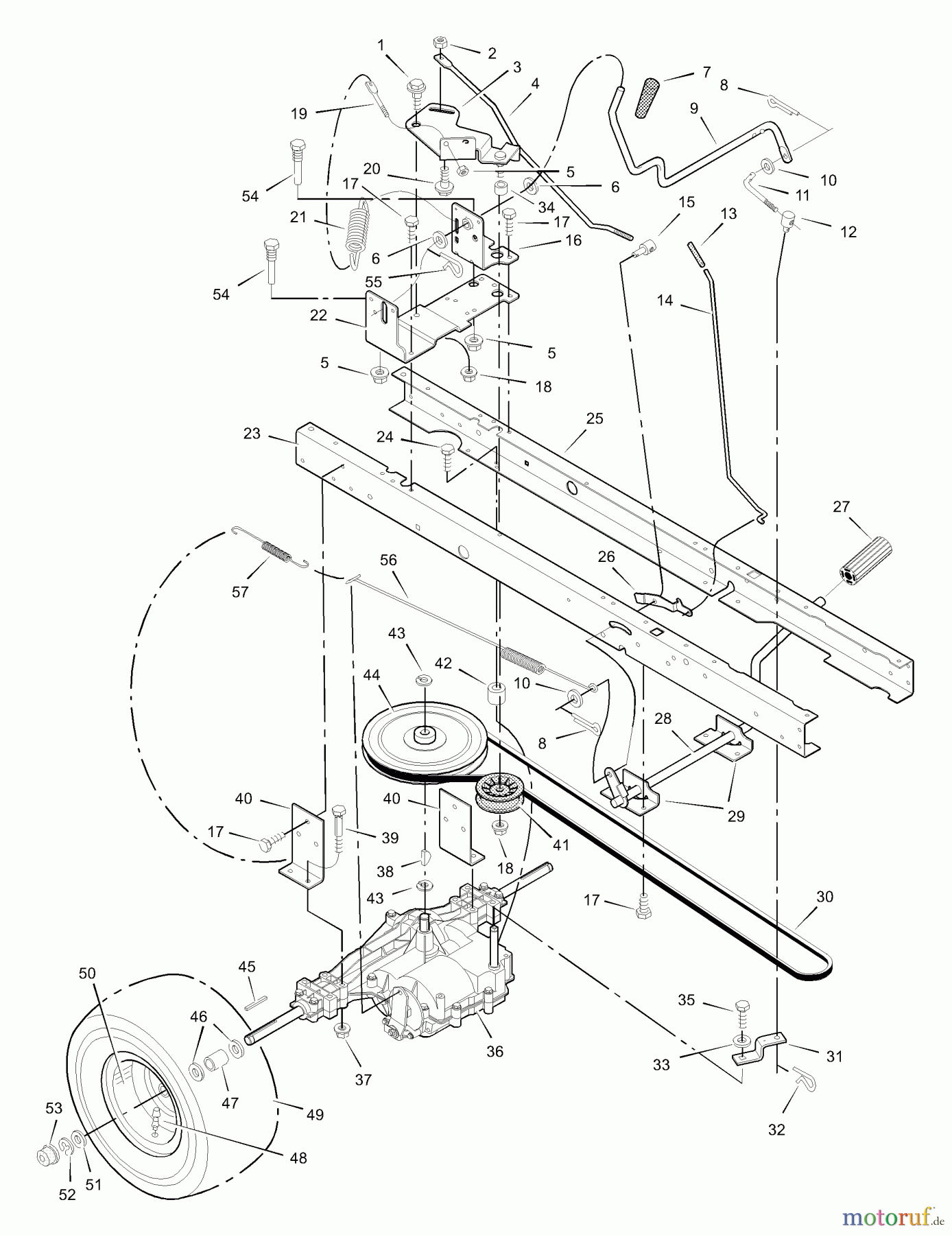  Murray Rasen- und Gartentraktoren 40541D - Murray 40