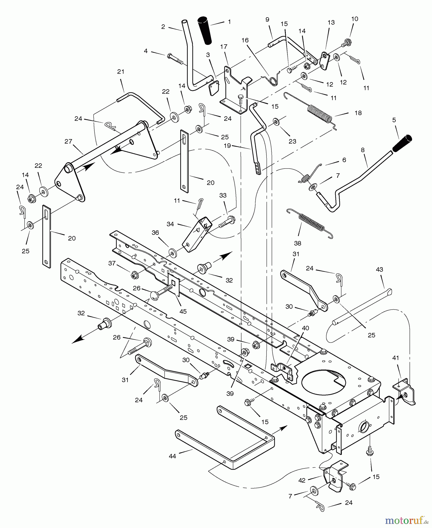  Murray Rasen- und Gartentraktoren 425001x8A - Scotts 42