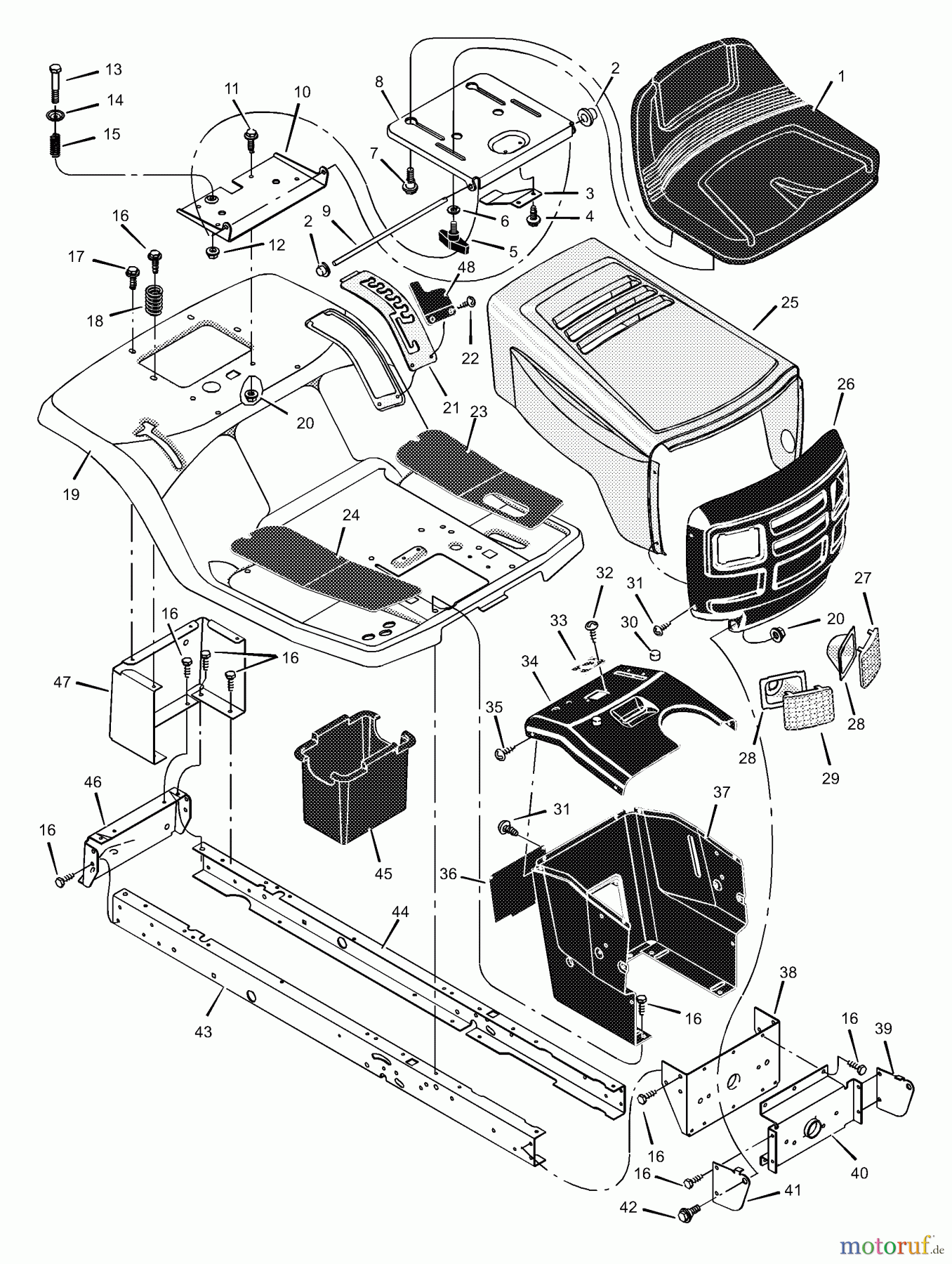  Murray Rasen- und Gartentraktoren 42500x99A - B&S/Murray 42