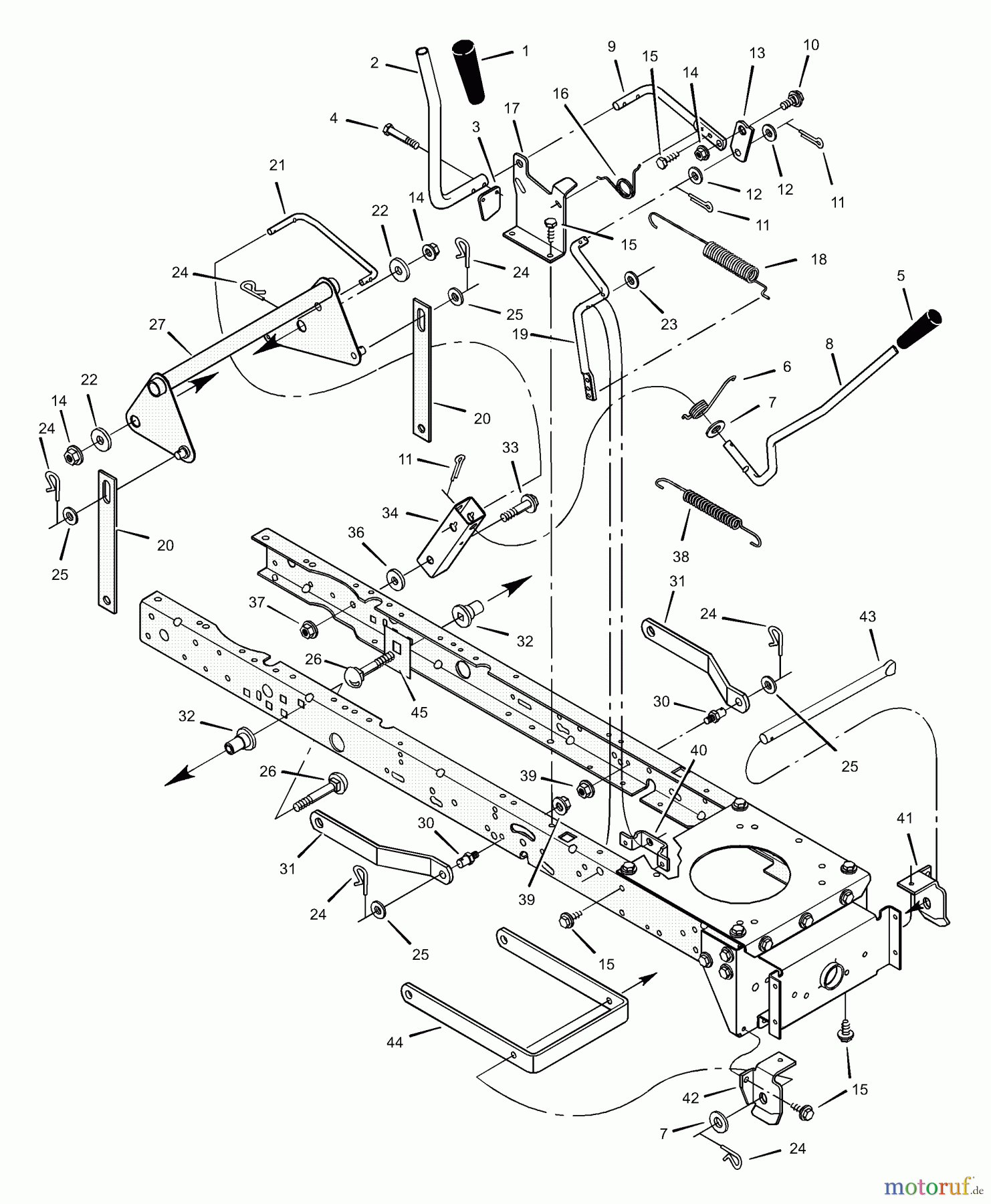  Murray Rasen- und Gartentraktoren 42500x99A - B&S/Murray 42