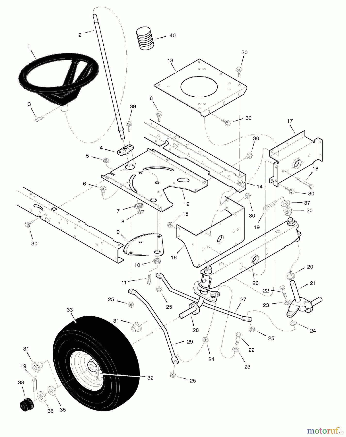  Murray Rasen- und Gartentraktoren 42504x99A - B&S/Murray 42