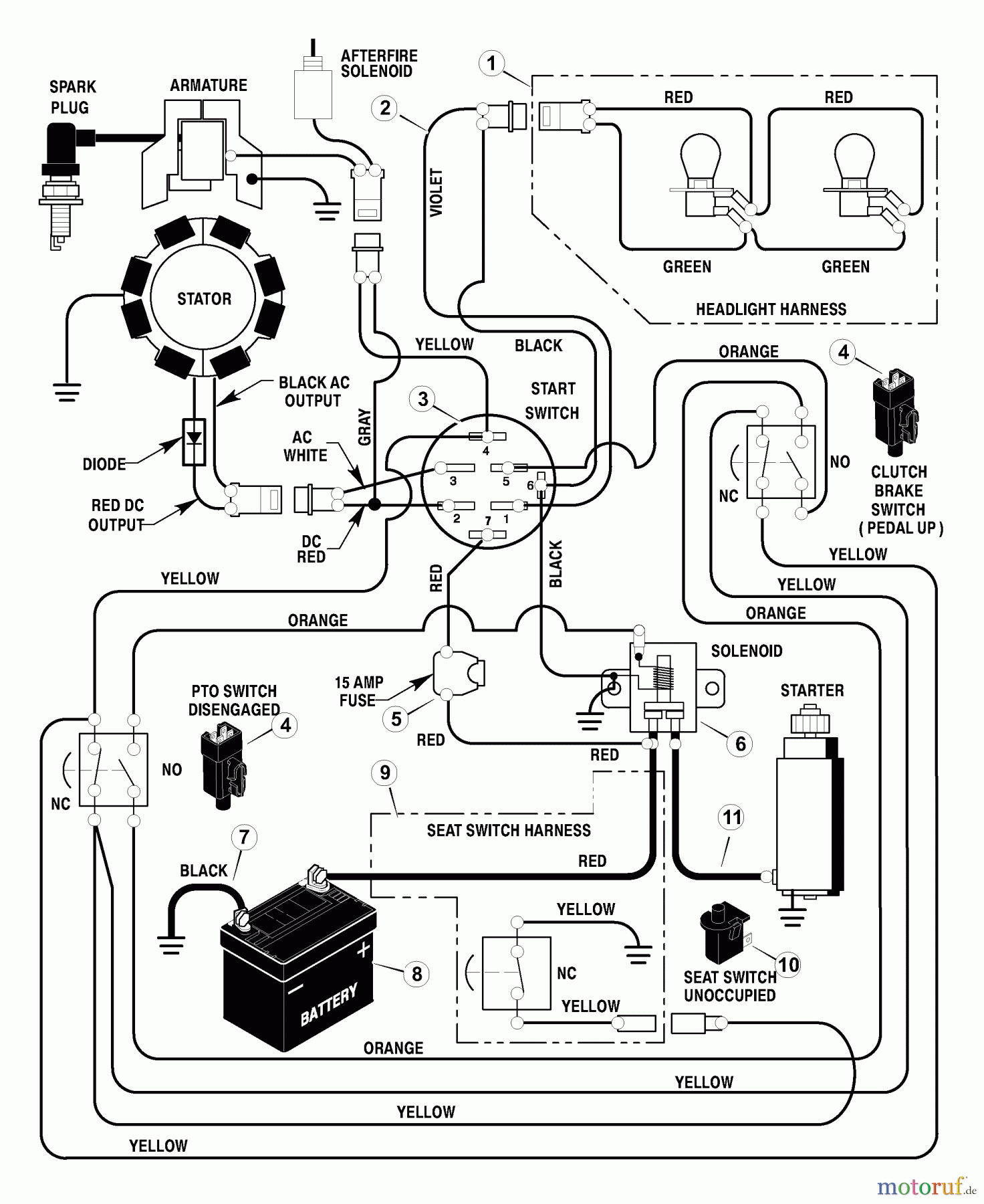  Murray Rasen- und Gartentraktoren 42508x92A - B&S/Murray 42