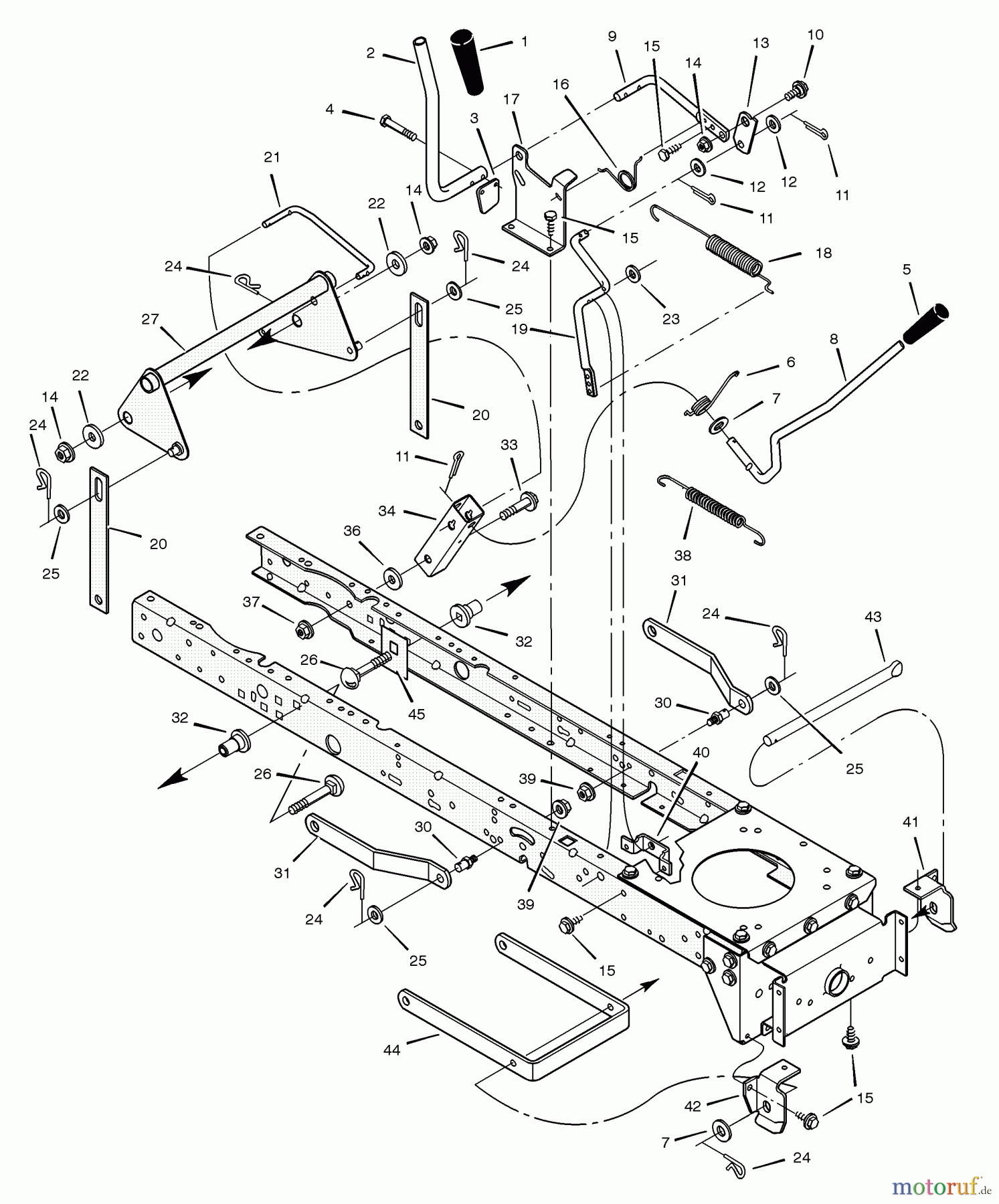  Murray Rasen- und Gartentraktoren 425303x92A - B&S/Murray 42