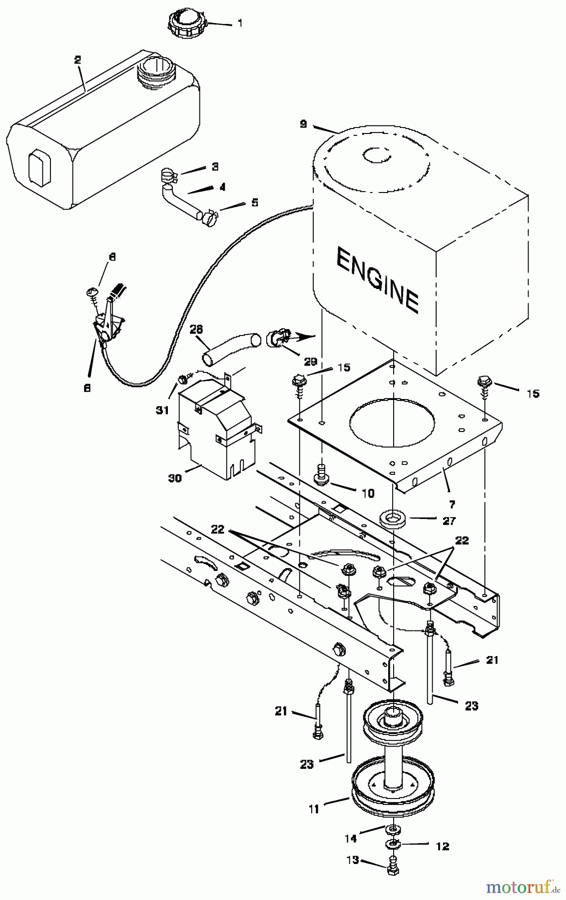 Murray Rasen- und Gartentraktoren 42533x30A - Murray 42